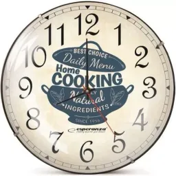 Ceas de perete Esperanza Marseille EHC018M white, 30 cm