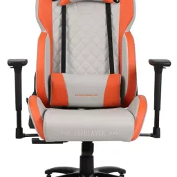 Fotoliu p/u joaca 1STPLAYER DK2 PRO Gray&Orange, Nappa PU learher