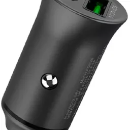 Incarcator p/u auto Helmet Dual Port PD+USB 30W Smart Series, Black