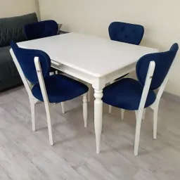 Set cina Yasen Lavinia 1+4 (alb/albastru 5259)