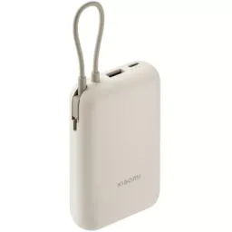 Power Bank Xiaomi 10000 mА*h (Integrated Cable) Tan