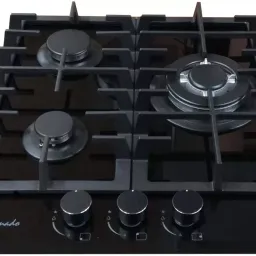 Plita incorporabila Tornado Textured TR-453 HM Black