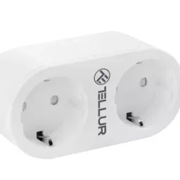 Priza WiFi,2 porturi EU Tellur, USB TLL331061, White