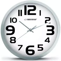 Ceas de perete Esperanza Zurich EHC013W white, 25 cm