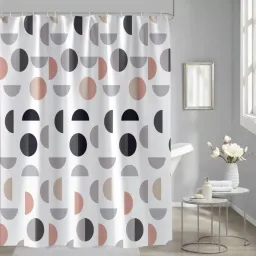 Perdea de dus textila Vicko Abstract 180x180 cm,(1289-00010)