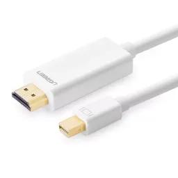 Cablu UGREEN MD101 Mini DisplayPort/HDMI, White (10404)