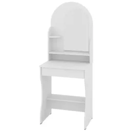 Masa de toaleta-6 + oglinda - alb (merk),(1)