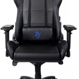 Fotoliu p/u joaca AROZZI Verona Signature PU, Black /Blue (VERONA-SIG-PU-BL)