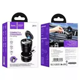 Scrumiera auto HOCO ZP11 Delta, Black