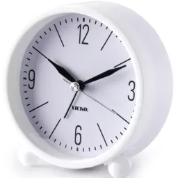 Ceas cu alarma Vicko alb 10.5 cm (380-F-00049)