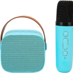 Karaoke Set Microphone and Speaker P2, 6W (portabil) Blue (PKMSP2BL)
