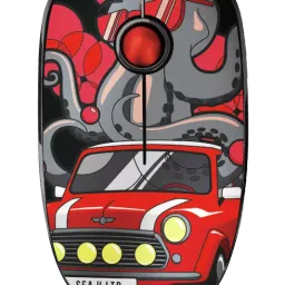 Mouse Wireless Trust SketchTR_23336 Red