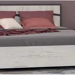 Pat Yasen Geneva 140x200 cm (grafit gri/stejar kraft alb grafit) +suport saltea