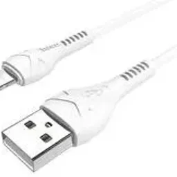 Cablu USB HOCO X37 Cool power charging data cable for iP,White
