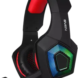 Casti cu microfon Sven AP-U880MV black-red