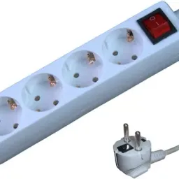 Filtru de retea TehElectro SV PRO 104B 4prize+buton 1.5m (26099)