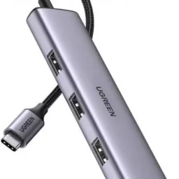 Hub 4in1 UGREEN CM473 Type-C 3.0 to 4*USB-A 3.0 (20841), Silver