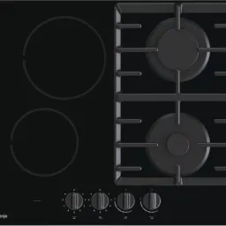 Plita incorporabila combinata Gorenje GCE691BSC vitroceramica/gaz