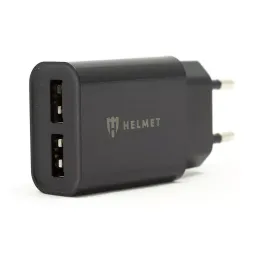 Incarcator Helmet Wall Charger 2xUSB 2.4A, (HMT-WC2UBK), Black