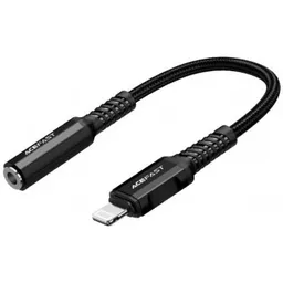 Cablu Acefast Lightning to 3.5mm Black (C1-06)