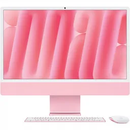 Sistem Desktop PC iMac 24'' cu procesor Apple M4, 10 nuclee CPU and 10 nuclee GPU, 24'', Retina 4.5K, 16GB, 256GB SSD, Pink