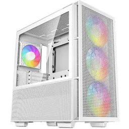Carcasa DeepCool CH560 WH, Mid-Tower, fara sursa, mATX | mini ITX alb