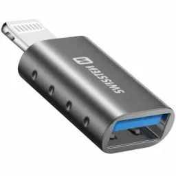 Adaptor OTG Swissten tip Lightning la USB-A, Gri