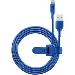 Cablu Date Cellularline, Strap Lightning MFI 120cm, Albastru