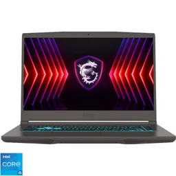 Laptop Gaming MSI Thin 15 B12VE cu procesor Intel® Core™ i5-12450H pana la 4.4GHz, 15.6'', IPS, Full HD, 144Hz, 16GB DDR4 RAM, 1TB SSD, NVIDIA GeForce RTX 4050 RTX 4050 6GB GDDR6, No OS, Cosmos Gray
