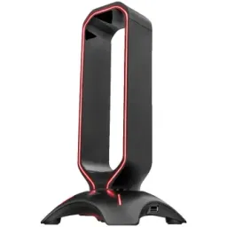 Stand casti Trust Cintar GXT 265, Iluminare RGB, Negru