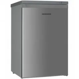 Congelator Heinner HFF-HM91SE++, 91 l, 4 sertare, Control mecanic, Clasa E, H 85 cm, Argintiu