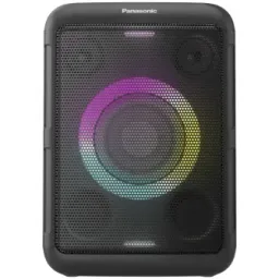 Sistem audio portabil Panasonic SC-BMAX5E-K, 75W, Bluetooth, Multi-point, Autonomie 9 ore, Karaoke, USB, AUX, Negru