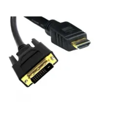 Cable HDMI-DVI - 2m - Brackton "Basic" DHD-SKB-0200.B, 2m, DVI-D cable 24+1 to HDMI 19 pin, m/m, double-shielded 1080i, pastic plug, golden contacts