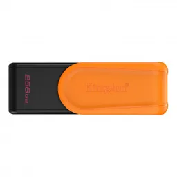256GB USB3.2  Kingston DataTraveler Exodia S Black/Orange, Moving cap design, (Read 100 MByte/s, Write 12 MByte/s)