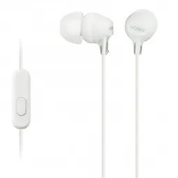 Casti In-Ear Sony MDR-EX15APW, Cu fir, Microfon, Alb