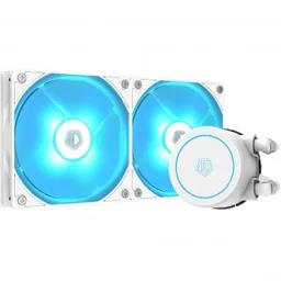 Cooler procesor cu lichid ID-Cooling Auraflow X 240 EVO Snow iluminare RGB