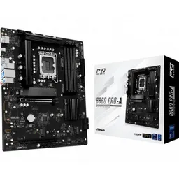 Placa de baza ASRock B860 Pro-A, LGA1851, Intel B860, ATX