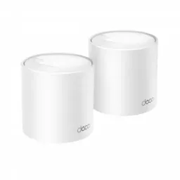 Whole-Home Mesh Dual Band Wi-Fi 6 System TP-LINK, "Deco X10(2-pack)", 1500Mbps, MU-MIMO, Gbit Ports Standardul Wi-Fi  IEEE 802.11 ax/ac/n/g/b/a Viteza Wi-Fi  300 Mbps, 1201 Mbps Frecven%3Fa Wi-Fi  2.4 GHz, 5 GHz Re%3Fea local%3F  Wi-Fi Numar Dispozitive  120 Dispozitive Guest- re%3Fea  Da