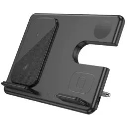 Încărcător Hoco CQ2 Flash Folding 3-in-1 Black