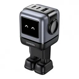 UGREEN Nexode Robot GaN Charger USB-A+2*USB-C 65W, Purple