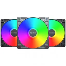 Ventilator Montech Kit 3x GF120 ARGB PWM WH