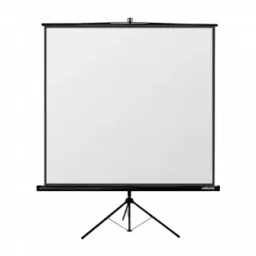 Tripod 125x125cm reflecta Crystal-Line, Ratio 1:1 --- https://reflecta.de/en/crystalline/253-reflecta-tripod-crystalline-125x125-cm.html Product details: • Black metal tube, 6 cm diameter. • Ergonomi