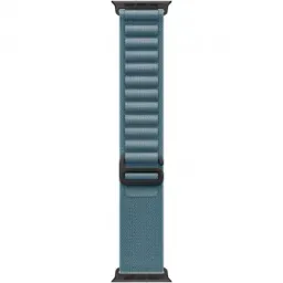 Curea pentru Apple Watch 49mm, Light Blue Alpine Loop - Small - Black Titanium Finish
