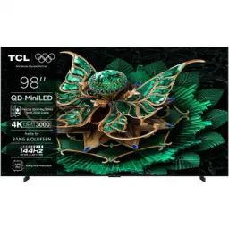 Televizor TCL MiniLed 98C7K, 248 cm, Smart Google TV, 4K Ultra HD, 100Hz, Clasa E (Model 2025)