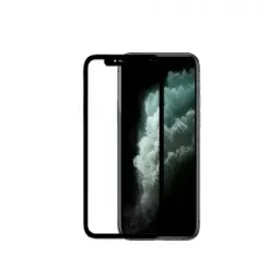 Helmet Diamond Glass 4D Frame iPhone 11 Pro/X/Xs, Black (V2)