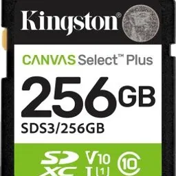 256GB Kingston Canvas Select Plus Gen3