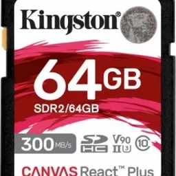64GB Kingston Canvas React Plus