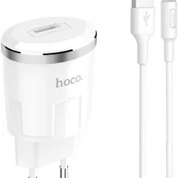 Hoco C37A + Lighting Cable White