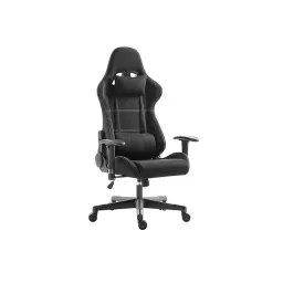 Scaun gaming Lumi CH06-14 Gaming Chair with Headrest & Lumbar Support, Black, Mesh Fabric, 2D Armrest, Steel Frame, 350mm Nylon Plastic Base, PU Hooded Caster, 100mm Class 3 Gas Lift, Weight Capacity 150 Kg