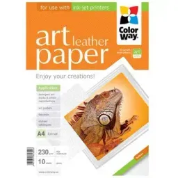 ColorWay Art Leather Glossy Finne Photo Paper
